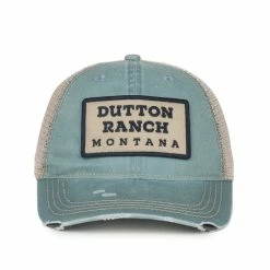 Outdoor Cap YELLOWSTONE + WRANGLER | Dutton Ranch Teal Hat
