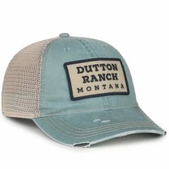 Outdoor Cap YELLOWSTONE + WRANGLER | Dutton Ranch Teal Hat