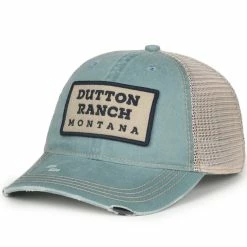Outdoor Cap YELLOWSTONE + WRANGLER | Dutton Ranch Teal Hat
