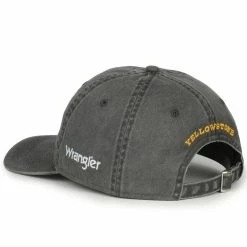 Wholesale 😀 Outdoor Cap YELLOWSTONE + WRANGLER | Vintage Black Hat 😍 16 Outdoor Cap YELLOWSTONE + WRANGLER | Vintage Black Hat