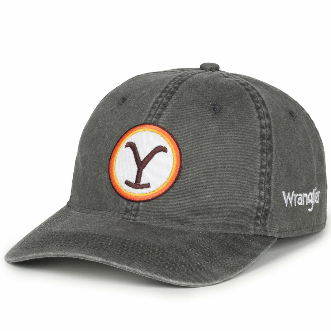 Wholesale 😀 Outdoor Cap YELLOWSTONE + WRANGLER | Vintage Black Hat 😍 3 Outdoor Cap YELLOWSTONE + WRANGLER | Vintage Black Hat